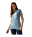 T-shirt Motif/style Paysage Fingal Femme Bleu Pâle Regatta-1
