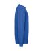 Mens classic drop shoulder sweatshirt royal blue Fruit of the Loom