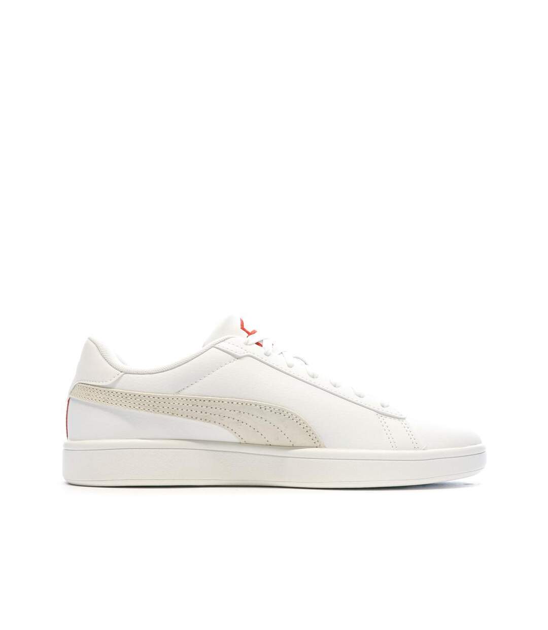 Baskets blanches/beiges homme puma smash 3.0-2