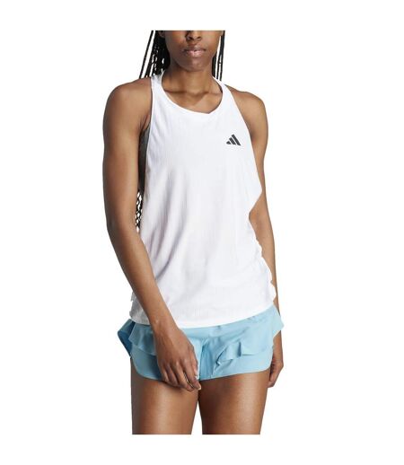 Womens/ladies made to be remade running tank top white Adidas