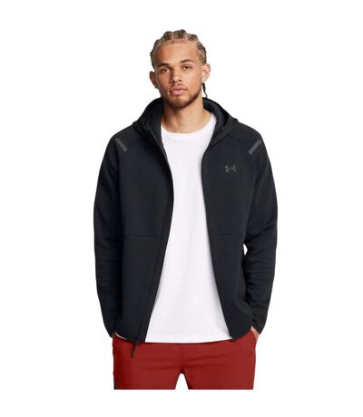 Mens Unstoppable Full Zip Hoodie Black Under Armour