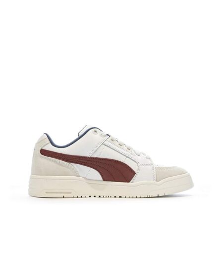 Baskets blanc/bordeaux homme puma slipstream lo retro
