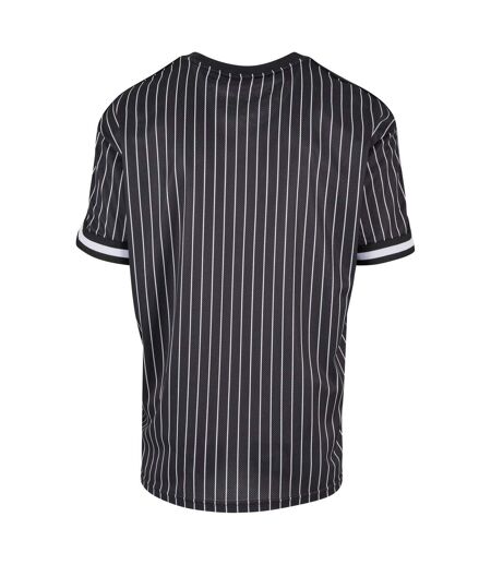 T-shirt Motif/style Rayé Homme Noir Blanc Urban Classics