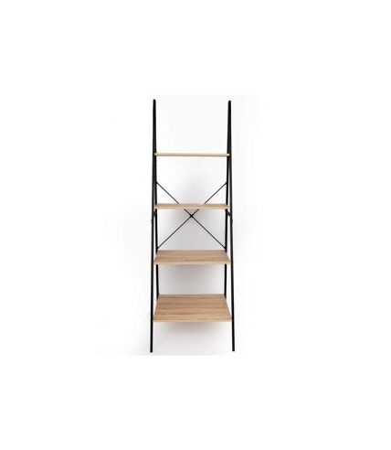 Etagère industrielle Ladder - L. 60 x H. 180 cm - Marron chêne