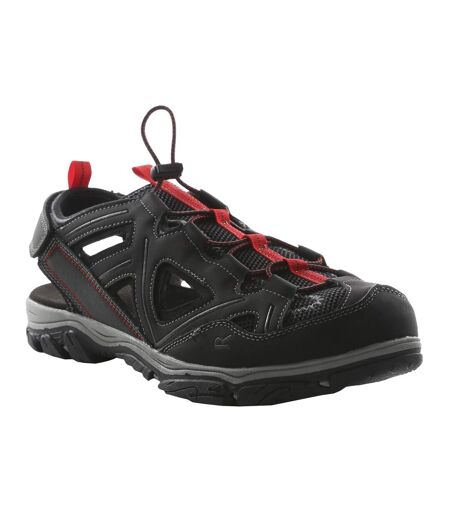 Regatta - Chaussures de marche WESTSHORE - Homme (Noir / Rouge) - UTRG7771
