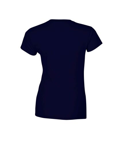 T-shirt softstyle femme bleu marine Gildan