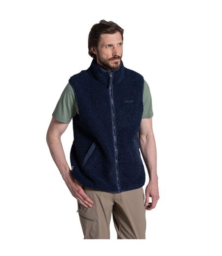 Veste Unie Sans Manches À Col Montant National Trust Lathkill Homme Bleu Marine Craghoppers