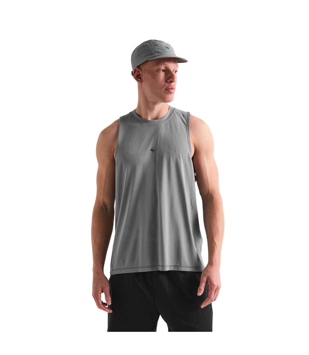 Mens 247 Sleeveless Tank Top Graphite Grey Represent-4