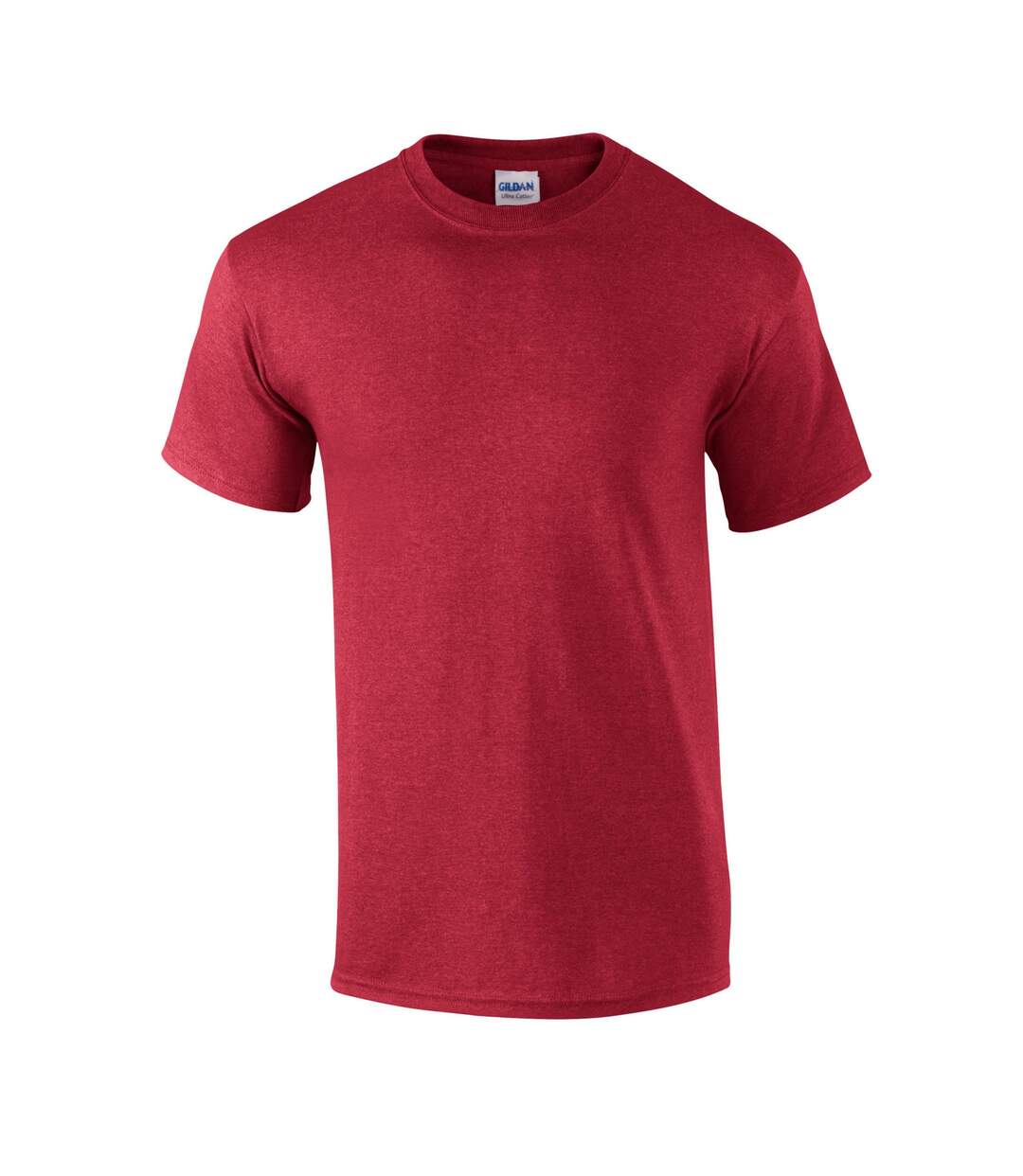 T-shirt adulte gris / bordeaux Gildan