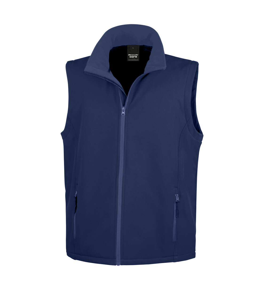 Result Mens Core Printable Soft Shell Bodywarmer (Navy) - UTPC3805-1