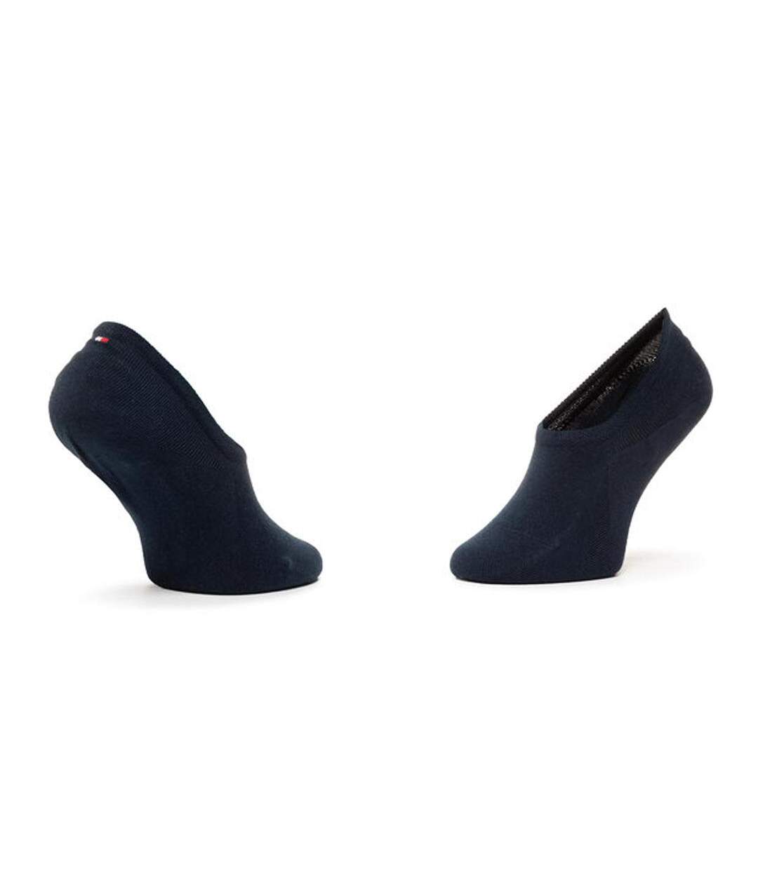 Lot x2 paires socquettes marine femme tommy hilfiger-1
