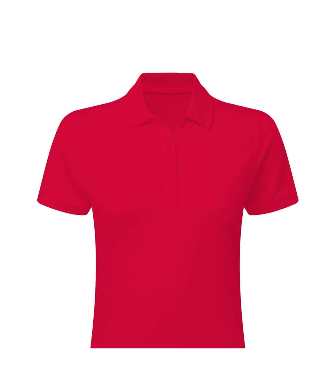 Womens/ladies Signature Stretch Tagless Polo Shirt Red SG-2