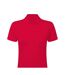 Womens/ladies Signature Stretch Tagless Polo Shirt Red SG-2