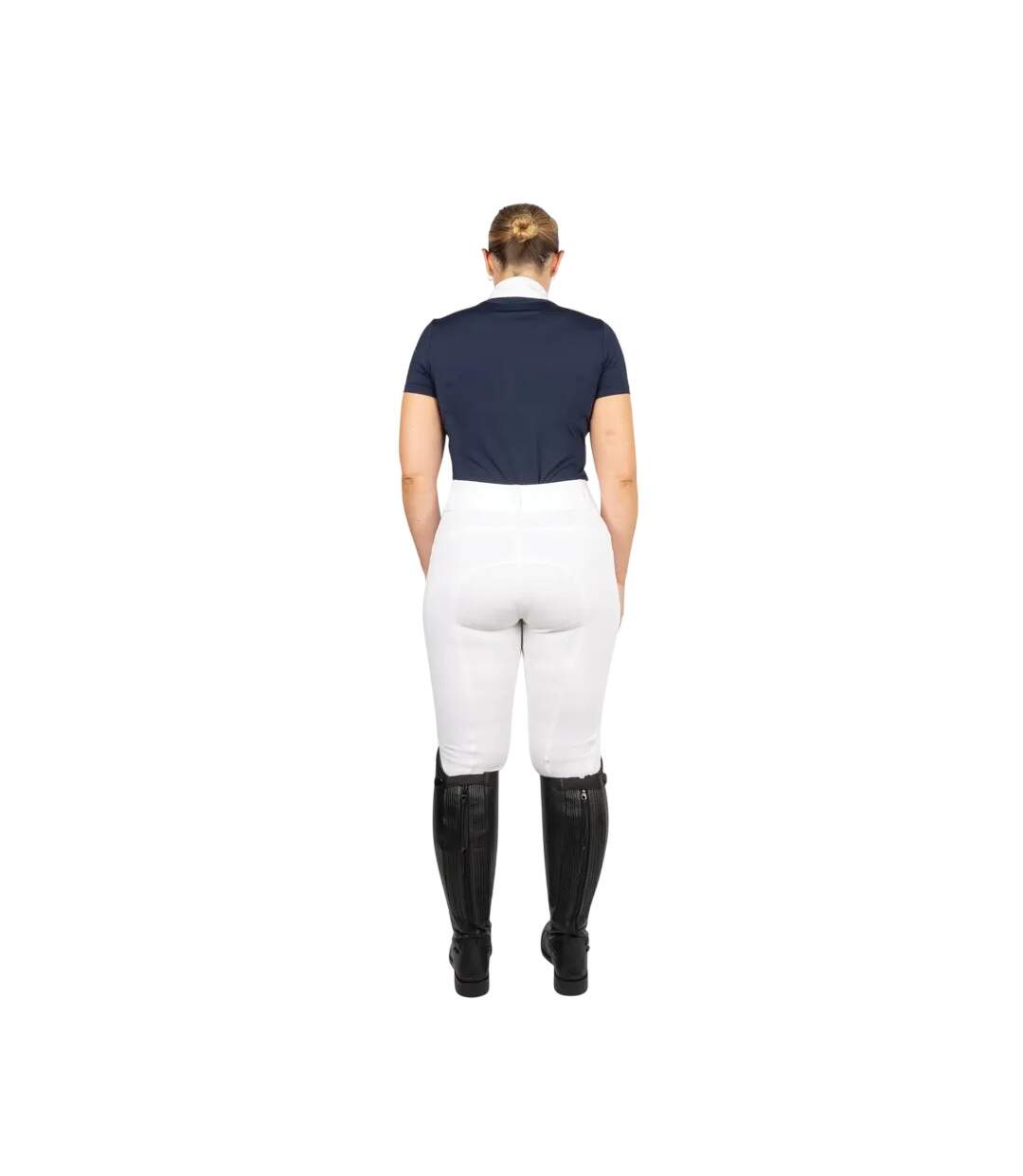 Womens/ladies Roka Reign Horse Riding Tights White Hy-2