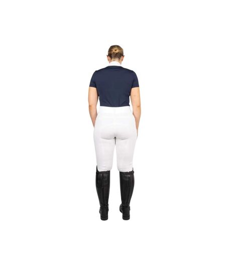 Womens/ladies Roka Reign Horse Riding Tights White Hy