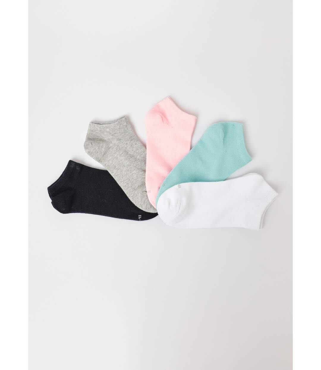 Lot de 5 Socquettes basses, pastel-1