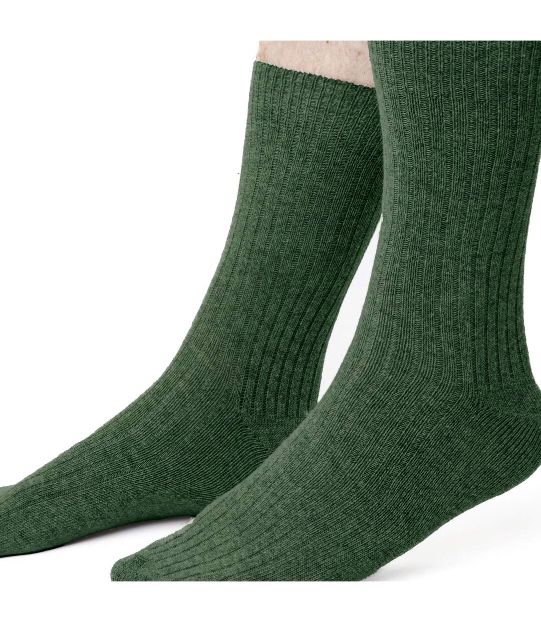 Steven - 3 Paires Homme Chaussettes Laine Randonnée | Hiver Chaussettes Chaudes-4