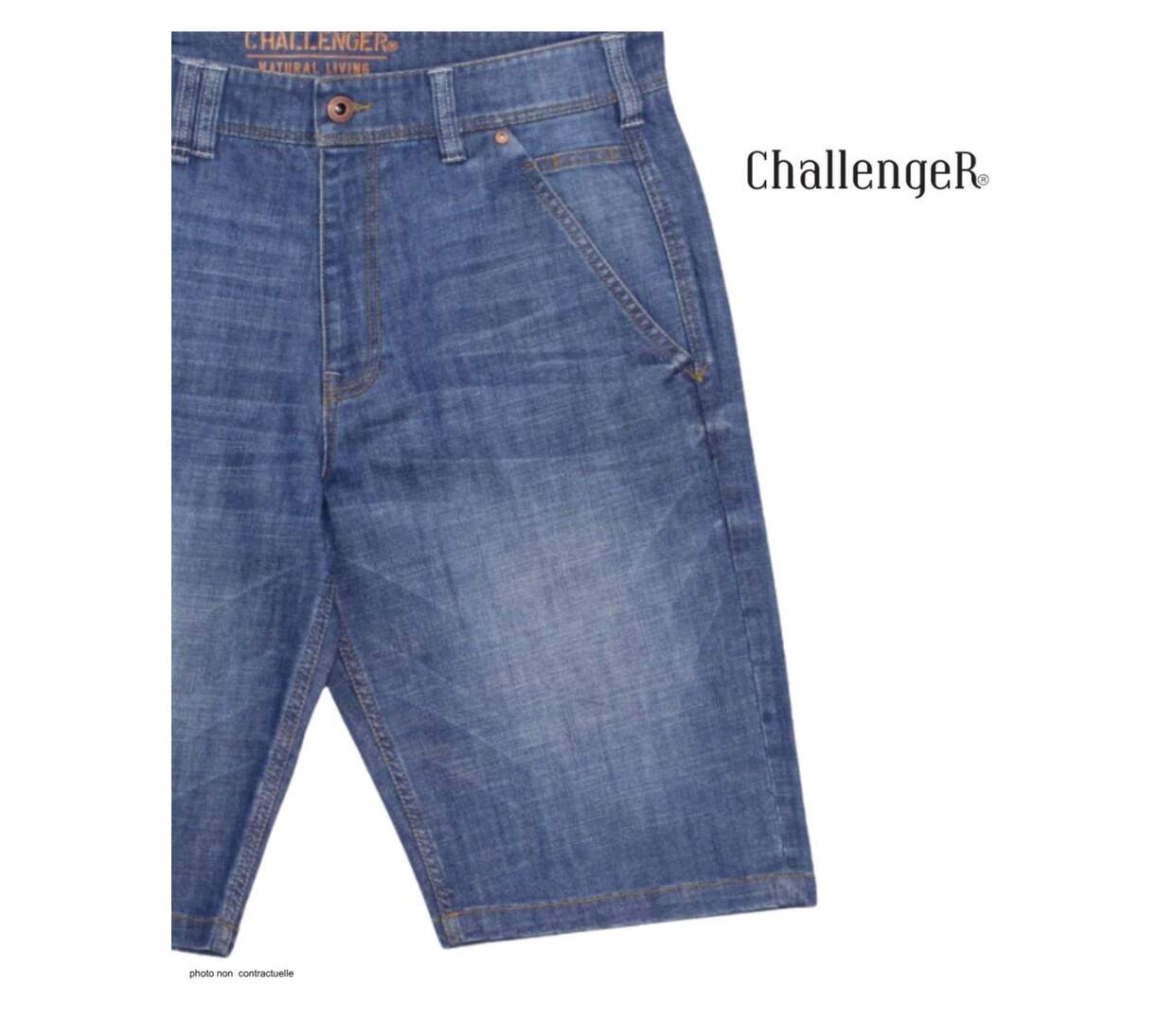 Bermuda en jean CHALLENGER IBIS2 : le short en denim stretch au confort inégalé-4