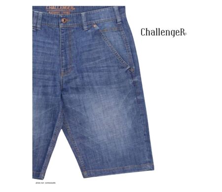 Bermuda en jean CHALLENGER IBIS2 : le short en denim stretch au confort inégalé
