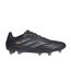 Mens Copa Pure Elite Calf Leather Firm Ground Football Boots Black Grey Adidas-1