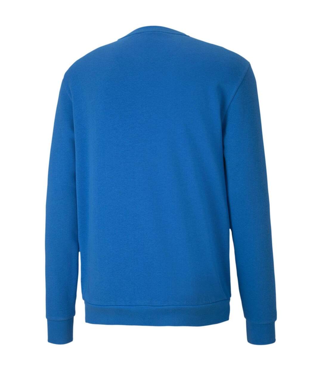 Mens Crew Neck Regular Sweatshirt Electric Blue Lemonade Puma-3