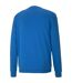 Mens Crew Neck Regular Sweatshirt Electric Blue Lemonade Puma-3