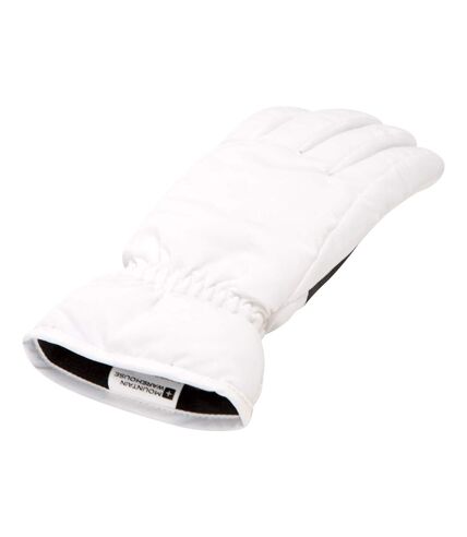 Gants de ski femme blanc Mountain Warehouse