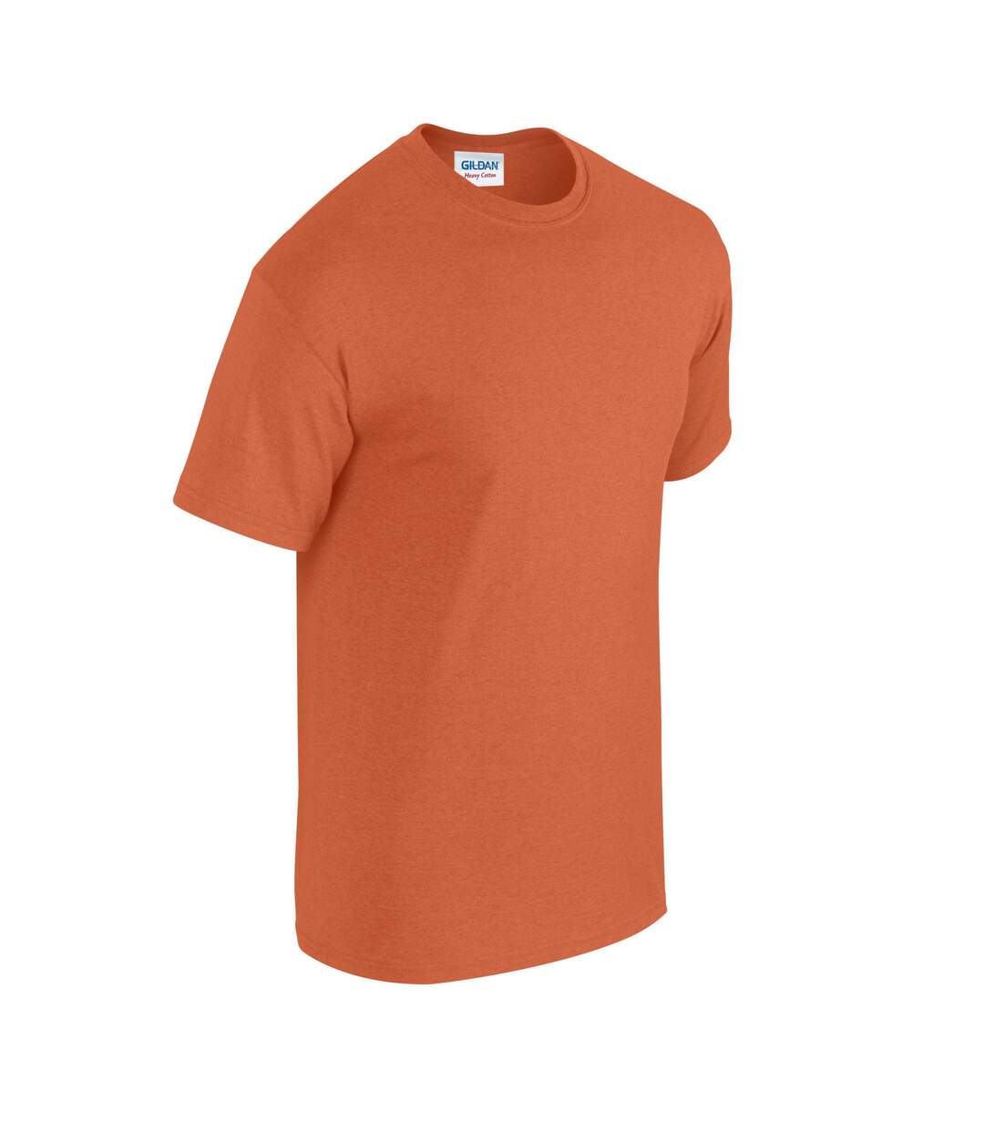 T-shirt Heavy Cotton Homme Orange Chiné Gildan-3