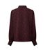 Womens/ladies Heart Shirt Red Multicoloured Biba-3