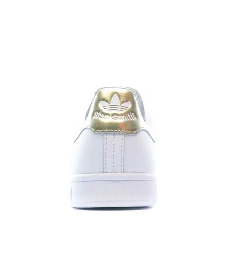 Stan Smith Baskets Blanc/Doré Femme Adidas - 37 1/3