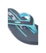 Mens Jekyl Logo Flip Flops Light Blue Animal-4