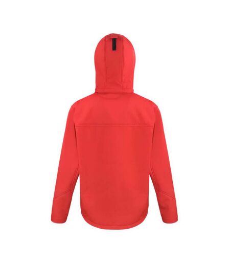 Mens core tx performance soft shell jacket red/black Result Core