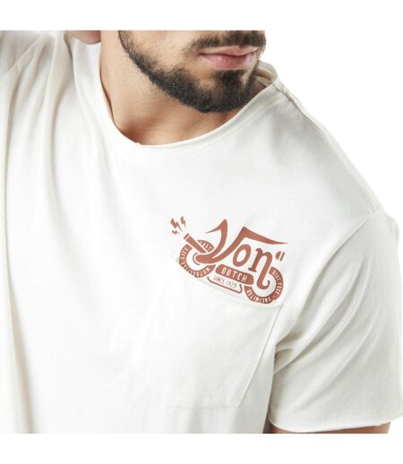 T-shirt homme col V avec print sous la poche Vond Vondutch