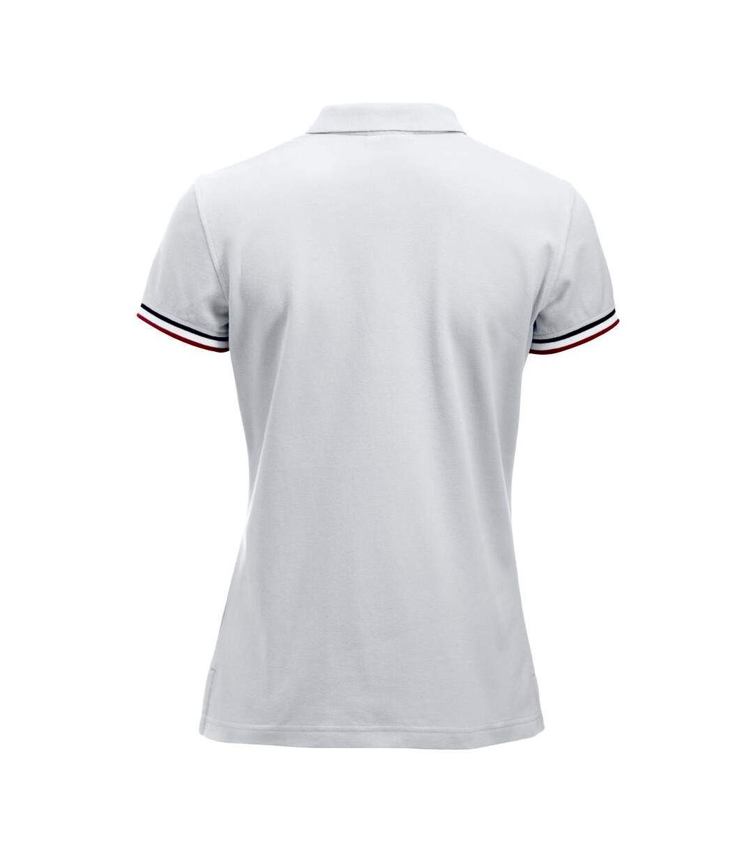 Polo newton femme blanc Clique-2