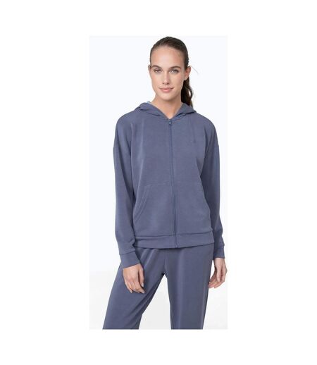Sweat À Capuche H4z22 Bld041 Femme Gris 4F