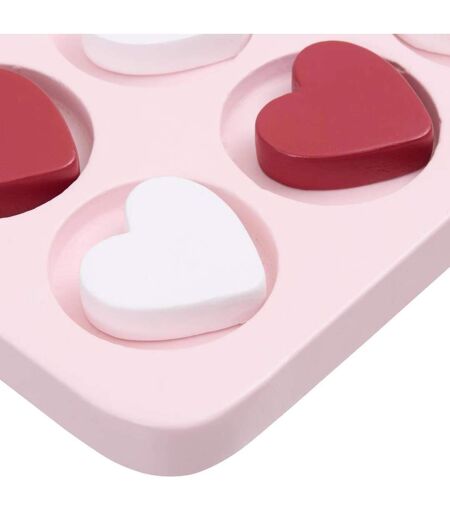 Jeu de Morpion Déco Love 18cm Rose
