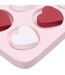Jeu de Morpion Déco Love 18cm Rose-2