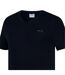 Mens Embroidered Logo Cotton T-shirt Black Slazenger-3