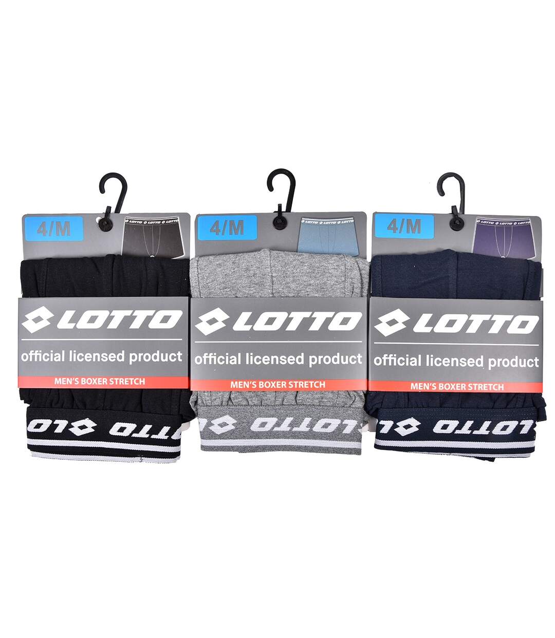 Boxer homme LOTTO Pack de 3 Boxers 1218