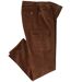 Men's Brown Corduroy Cargo Trousers