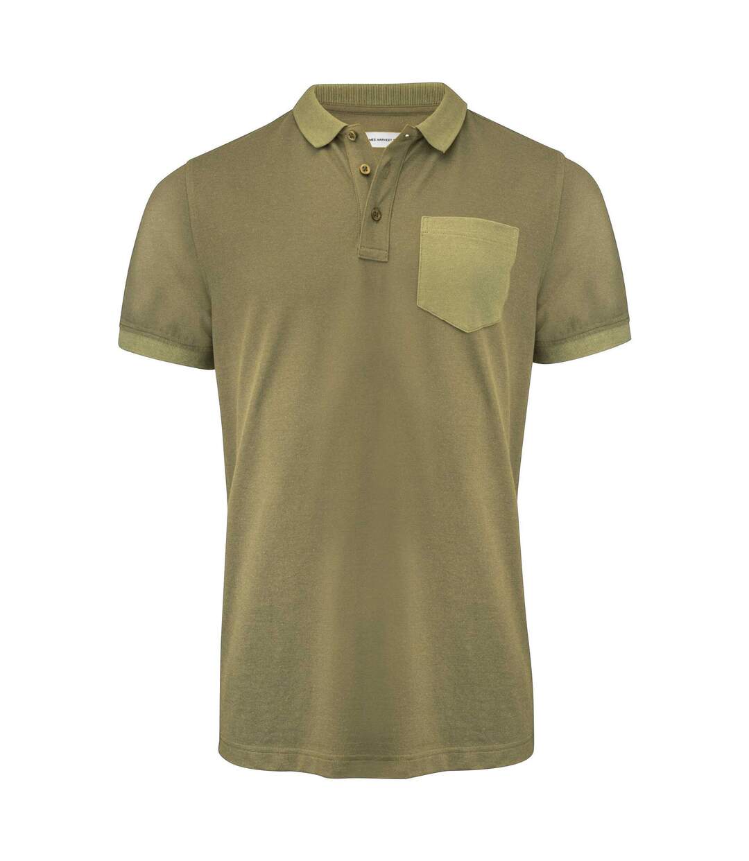 Polo Pinedale Homme Vert Kaki Foncé James Harvest-1