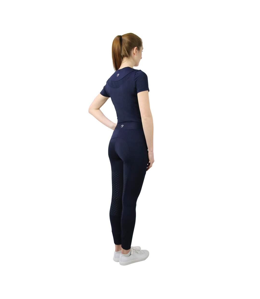 Collant d´équitation synergy femme bleu marine Hy-2