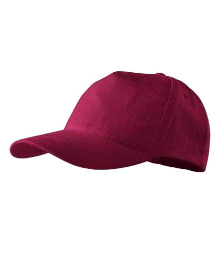 Casquette De Baseball Motif/style Uni Grenat Malfini