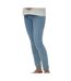 Jeans skinny bleu femme mamalicous destroyed light - l-1