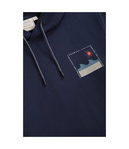Sweat À Capuche Homme Cornwall Sunrise Bleu Marine Mountain Warehouse