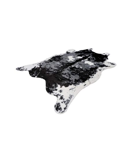 Tapis Imitation Peau de Vache Desert 160x230cm Noir & Blanc