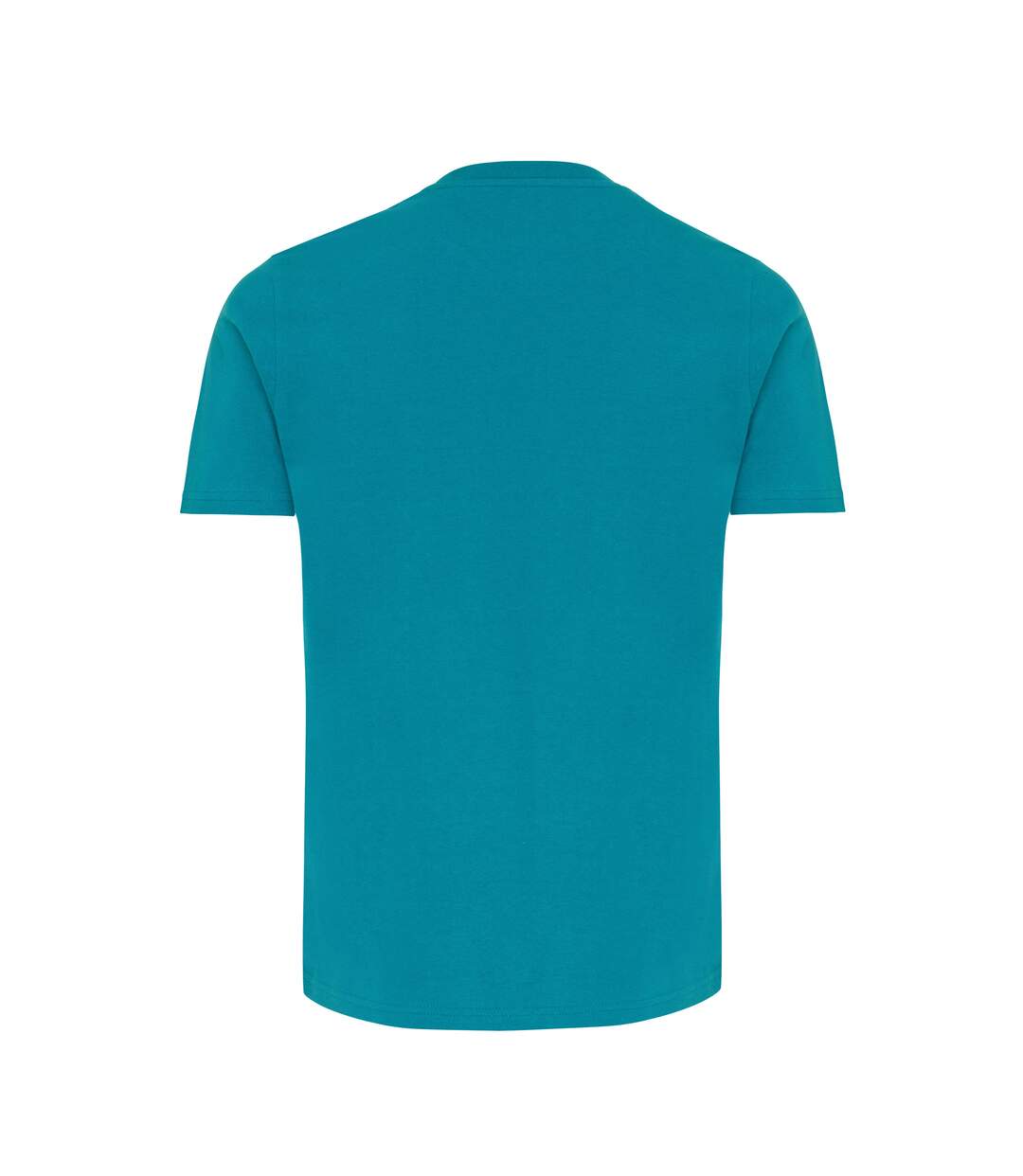 Unisex adult brett recycled cotton t-shirt verdigris Iqoniq-2