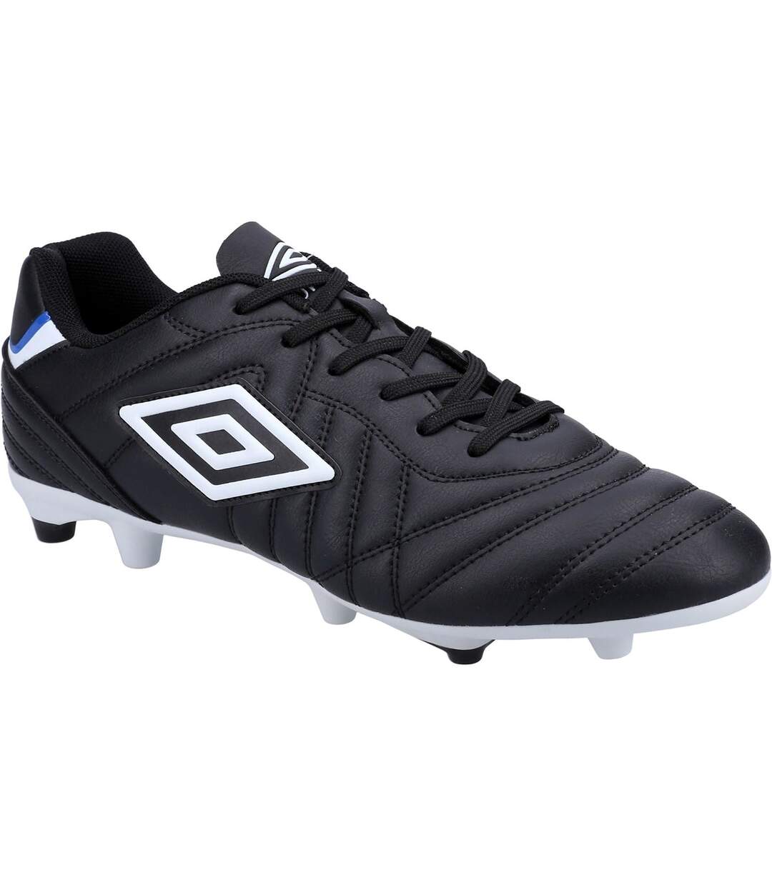 Umbro Mens Speciali Liga Leather Soccer Cleats (Black/White)