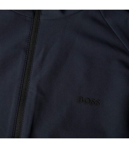 Mens Regular Raglan Windbreaker Dark Blue Boss