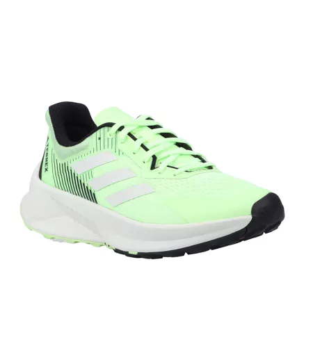 Chaussures De Course Terrex Soulstride Trail Flow Pour Hommes Vert Jade Cristal Noir Adidas